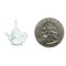 Sterling Silver Teapot Charm Pendant Kettle Jewelry 23mm x 22mm